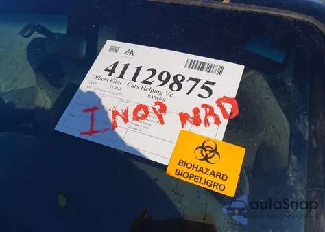 2000 Ford Ranger Xl/Xlt z USA, uszkodzony, nr VIN 1FTYR14V5YTA26723